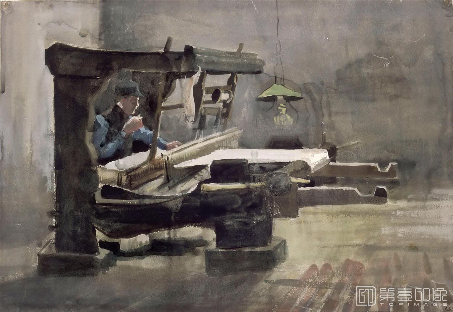 油画-卢浮宫-Vincent van GoghThe Weaver-1813
